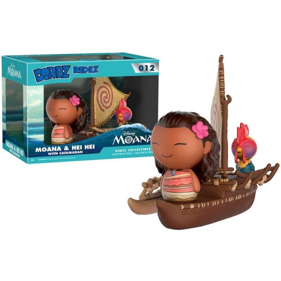 Funko Dorbz Ridez Disney Moana and Hei Hei with Catamaran Vinyl Collectible - Picture 1 of 7
